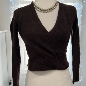 Banana Republic brown crop top size XXS